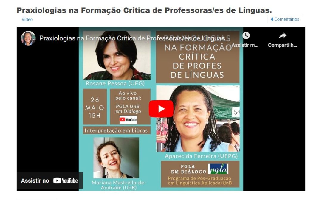 Praxiologias na Formação Crítica de Professoras/es de Línguas.