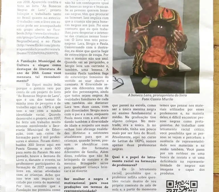 Entrevista para Jornal Foca Livre (UEPG)